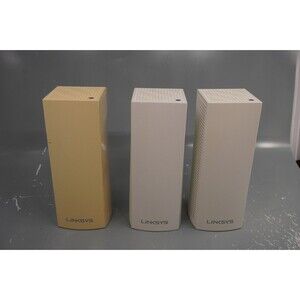 Linksys WHW03 Tri-Band Whole Home Wi-Fi System Lot Of 3 No Power Cables